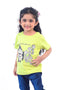 Girls Graphic T-Shirt GT24#004 - Neon Green