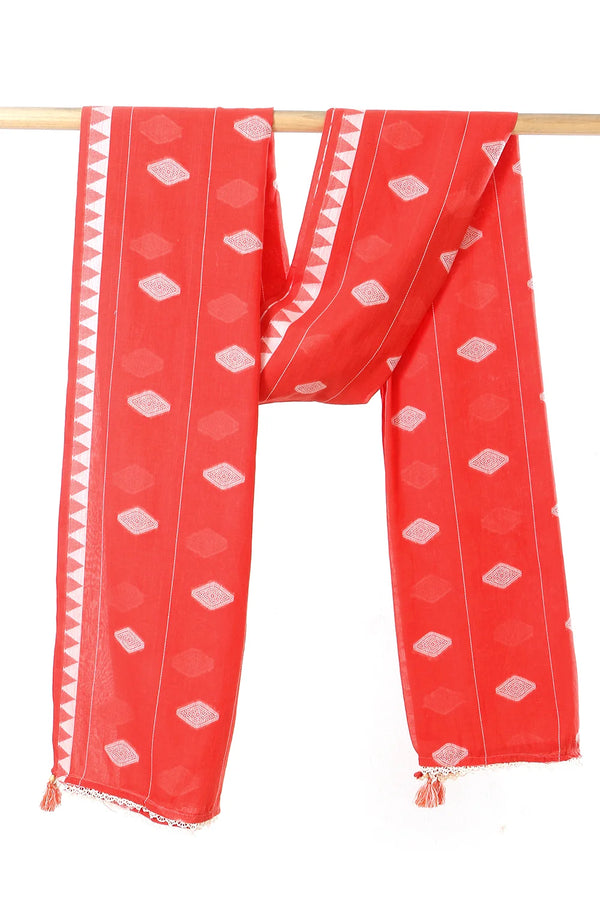 HANDLOOM PRINTED DUPATTA