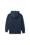 Boys Branded Zipper Hoodie - Navy