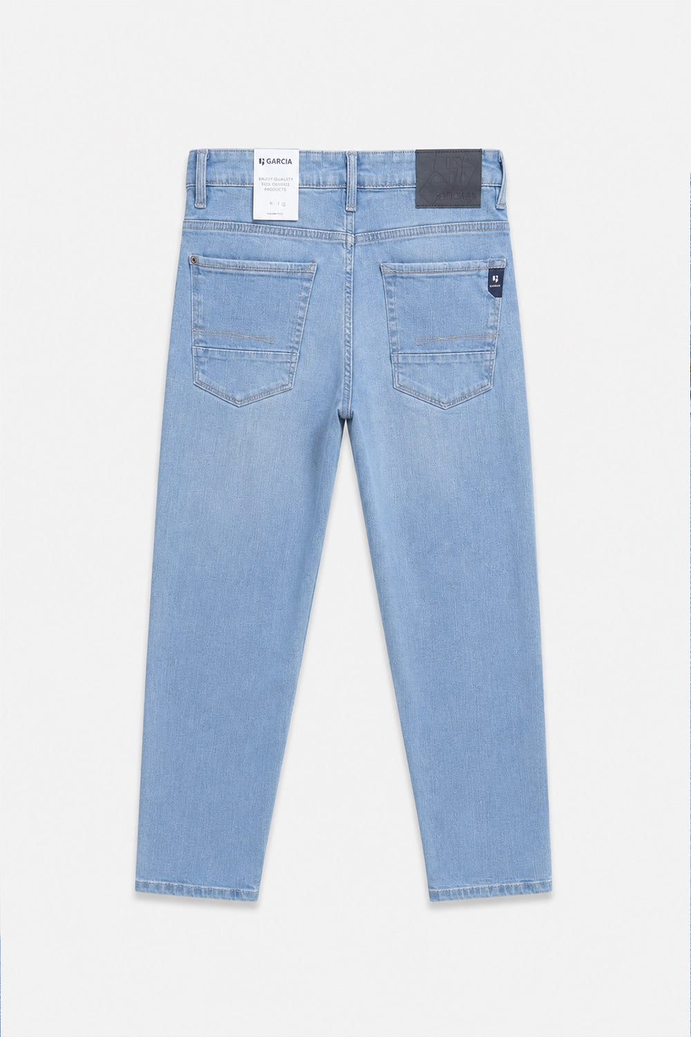 Men Branded Denim Jeans - Ice Blue