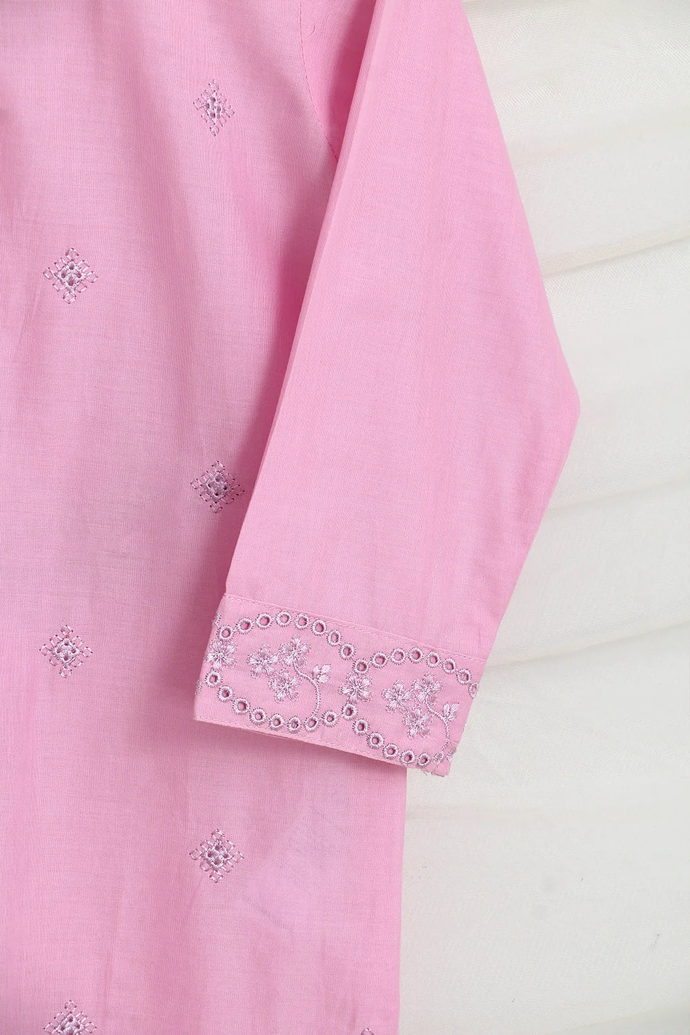 2 PIECE EMB LAWN SUIT