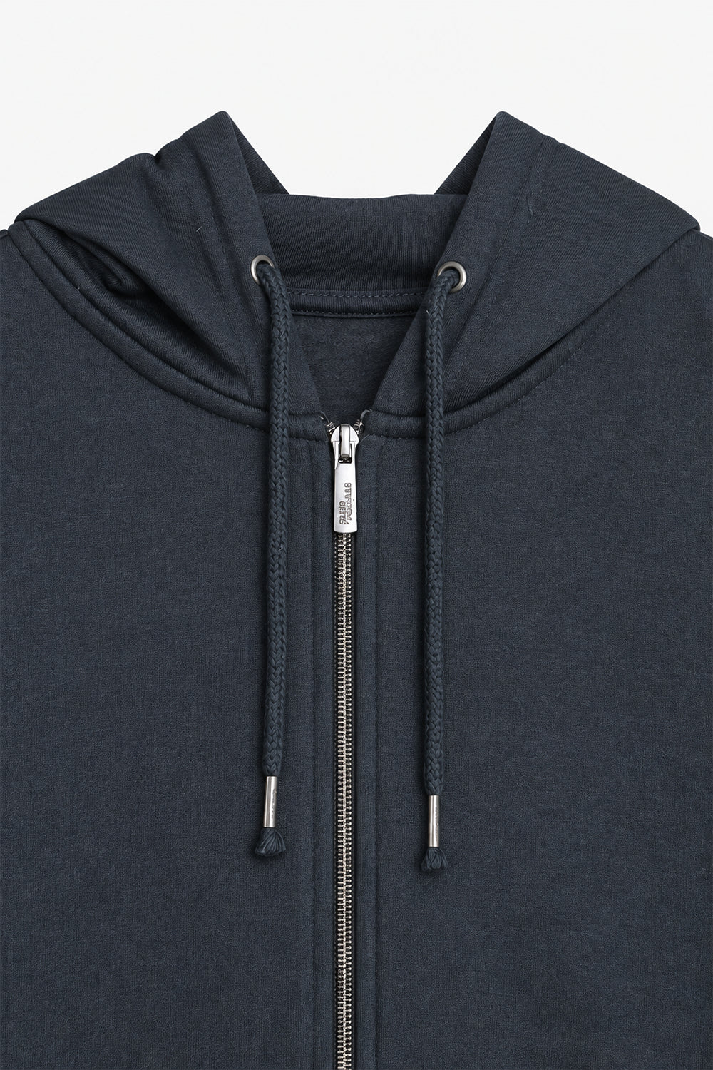 Men Branded Zipper Hoodie - D/Grey