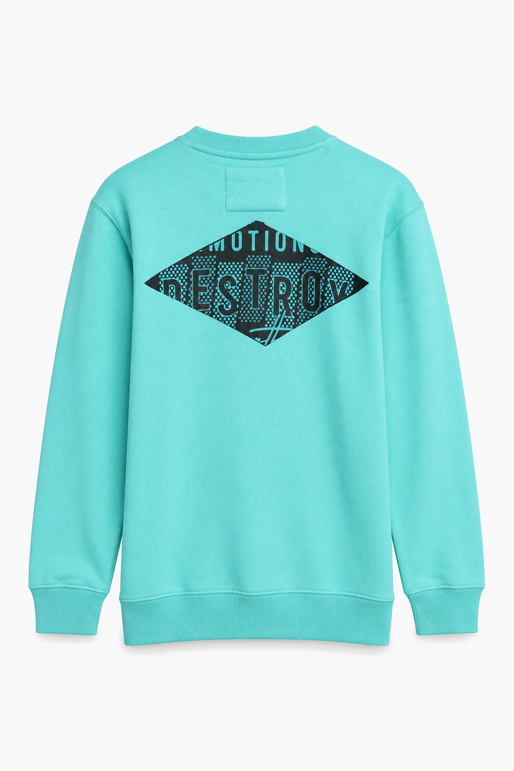 Men Branded Graphic Sweatshirt - Sea Green