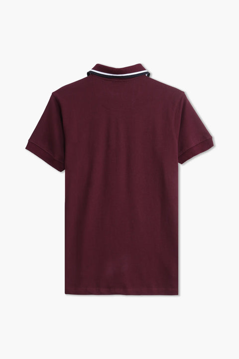 Jacquard Collar Polo