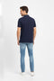 Men Branded Polo - Navy