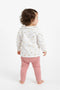 Girls Branded Graphic T-Shirt F/S - White