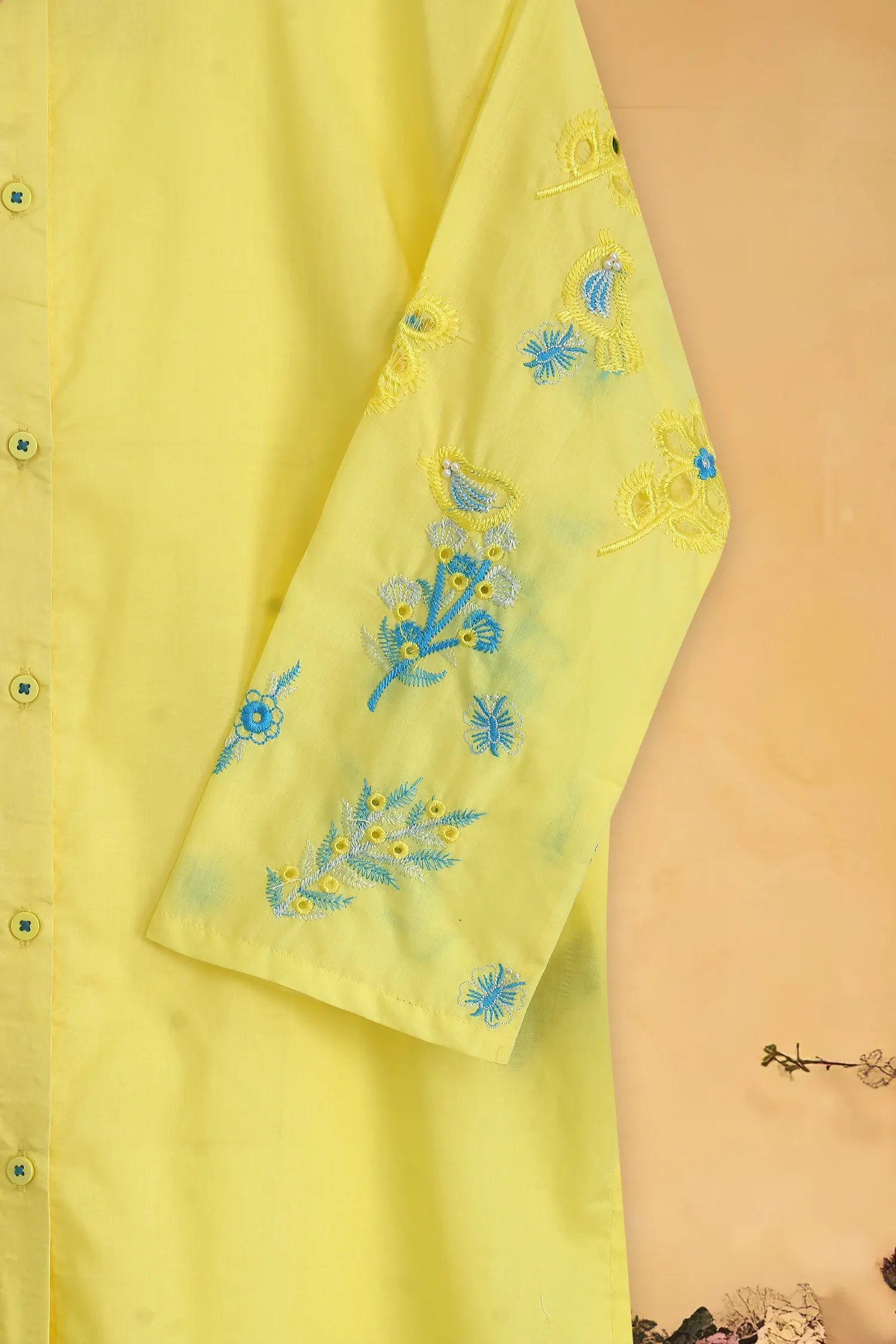 2 PIECE EMB LAWN SUIT