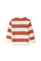 Boys Branded Lining Sweatshirt - Orange And White