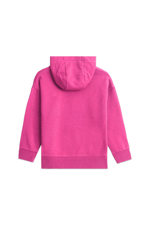 Girls Branded Hoodie Zipper - Pink