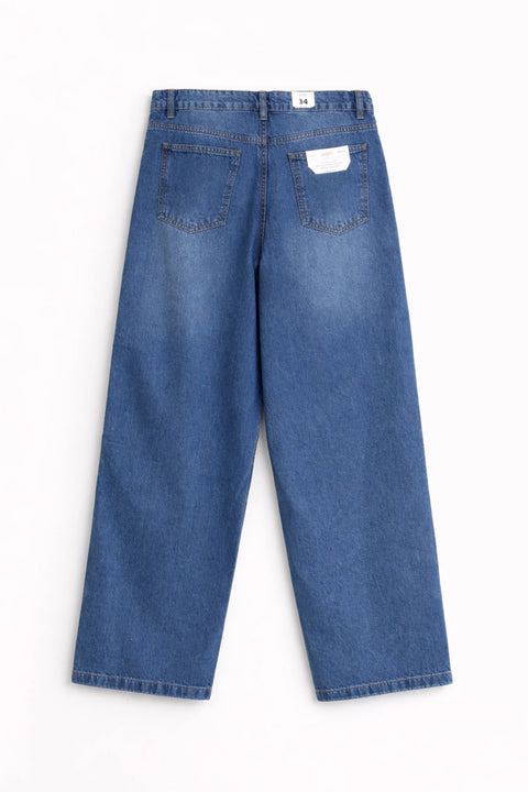 Wide Leg Denim Pant