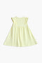 Girls Branded Frock - Yellow