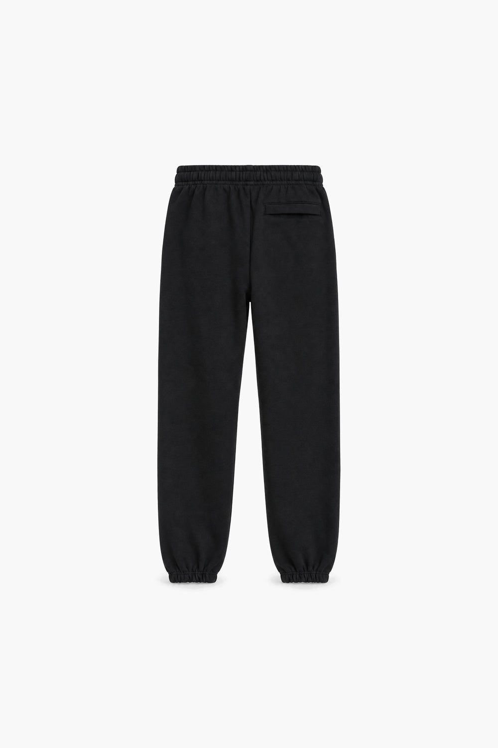 Men Branded Fleece Trouser - Black