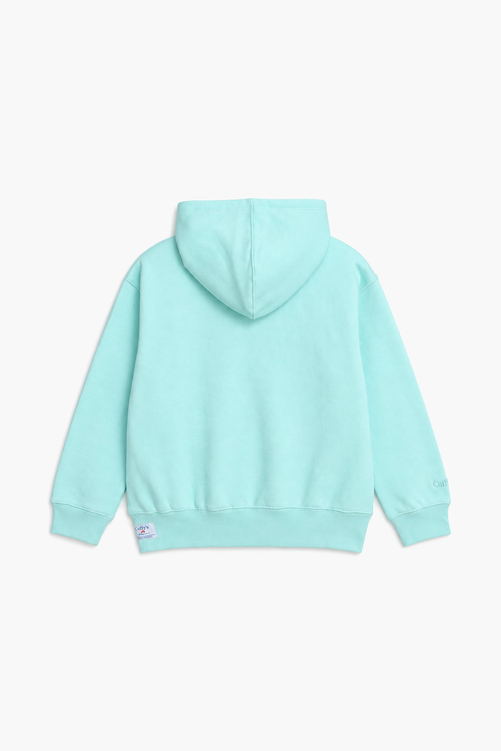 Girls Branded Fleece Graphic Pullover Hoodie - L/Green