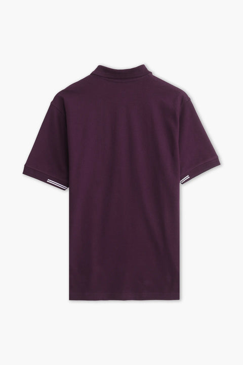 Jacquard Collar Polo