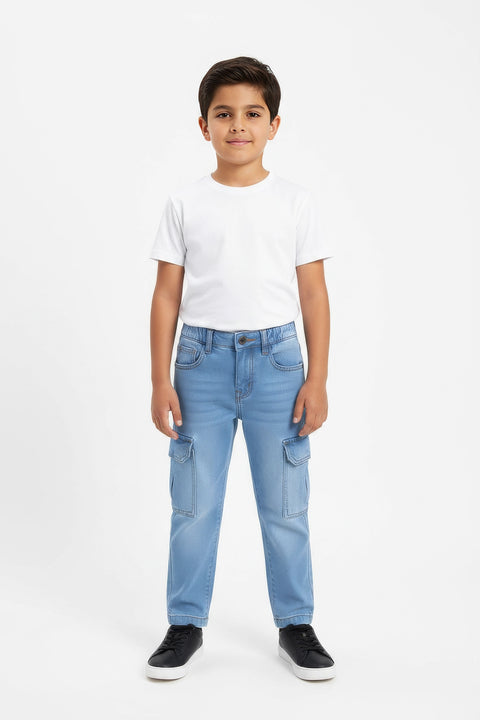 Denim Cargo Pant