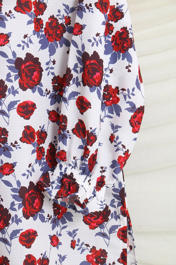 PRINTED SLUB SHIRT