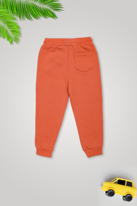 Boys Branded Graphic Trouser - Orange