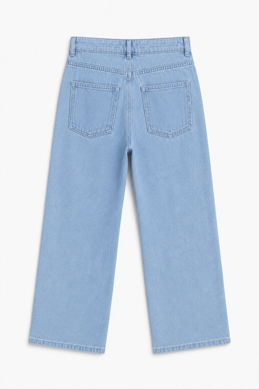 Boy Branded loose fit Denim Pant - L/BLUE