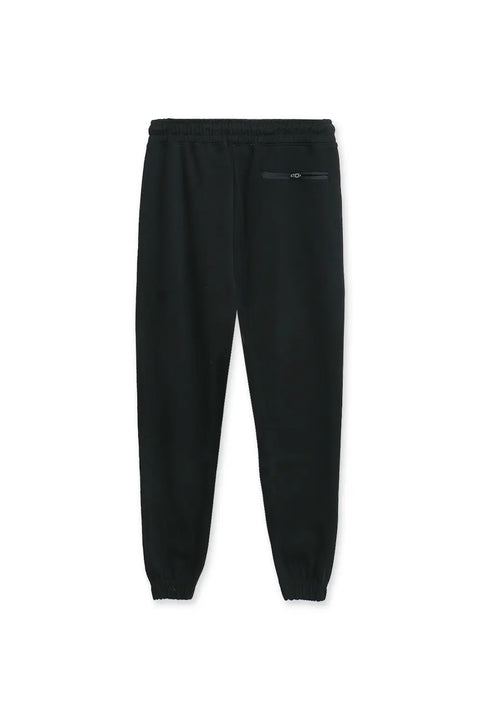 Men Branded Trouser - Black