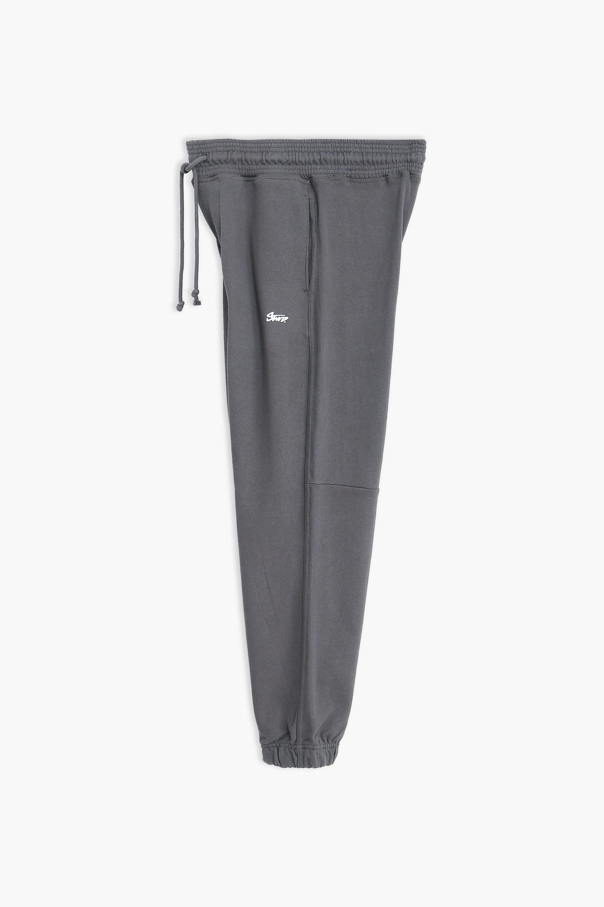 Men Branded Terry Trouser - D/Grey
