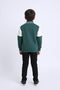 Boys Branded Graphic Zipper - Green