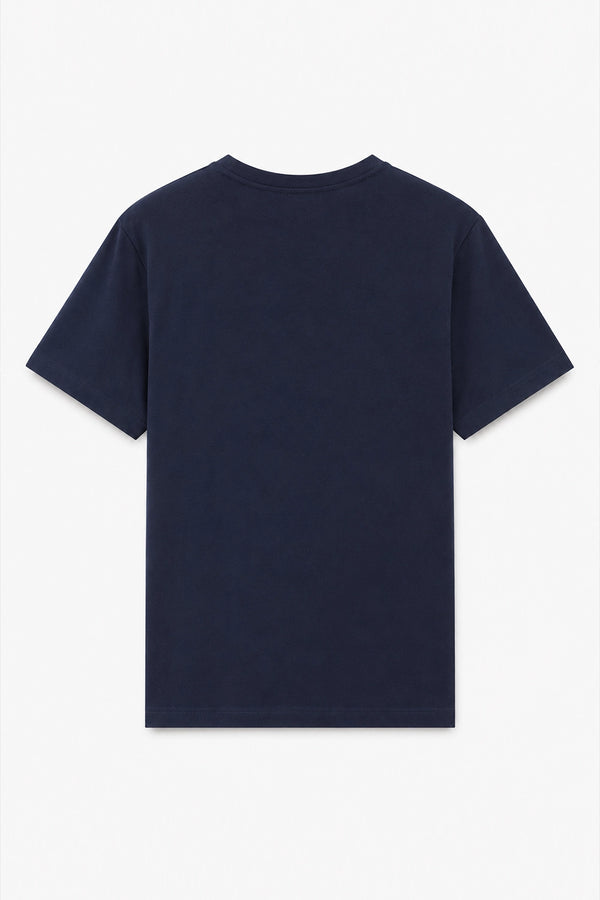 Men Branded Graphic T-Shirt - D/Blue