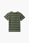 Boys Branded Linings T-Shirt - Army Green