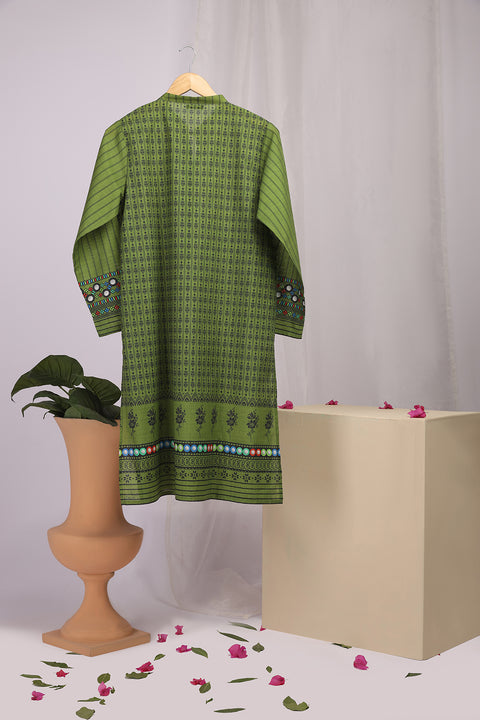 Women's Digital Printed Lawn Kurti SW23-55 - Green