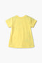 Girls Branded Graphic T-Shirt - Yellow