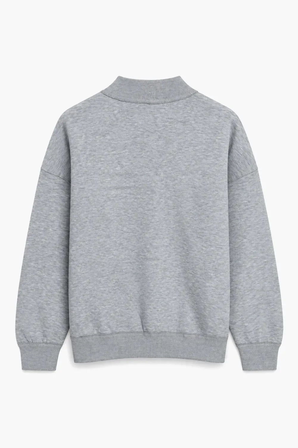 Men Branded Fleece High Neck - Grey