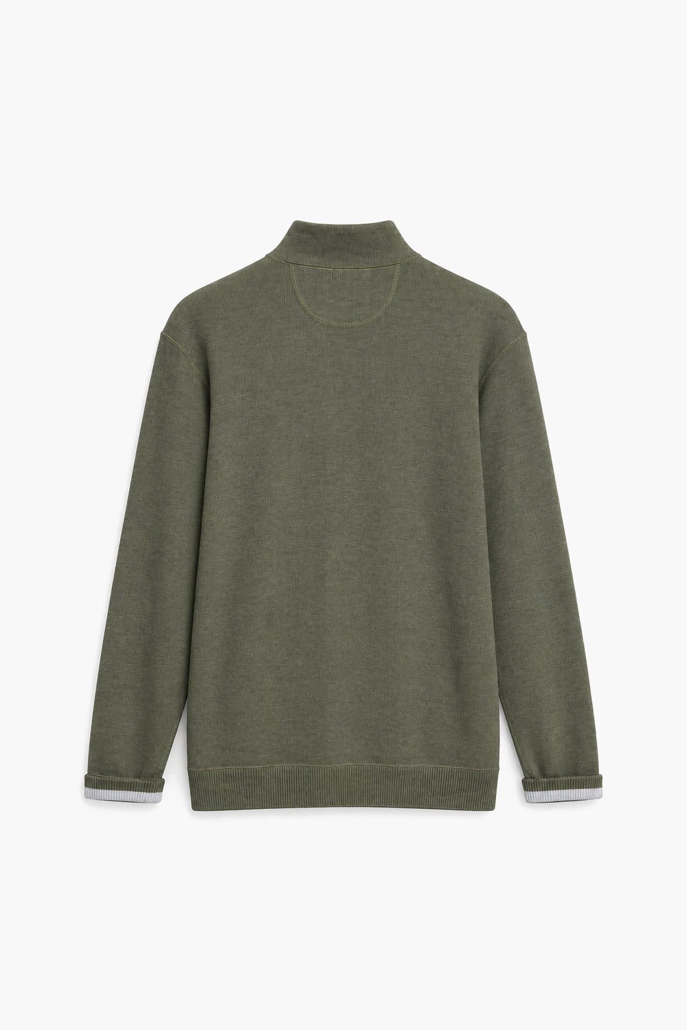 Men Branded Mockneck - Green