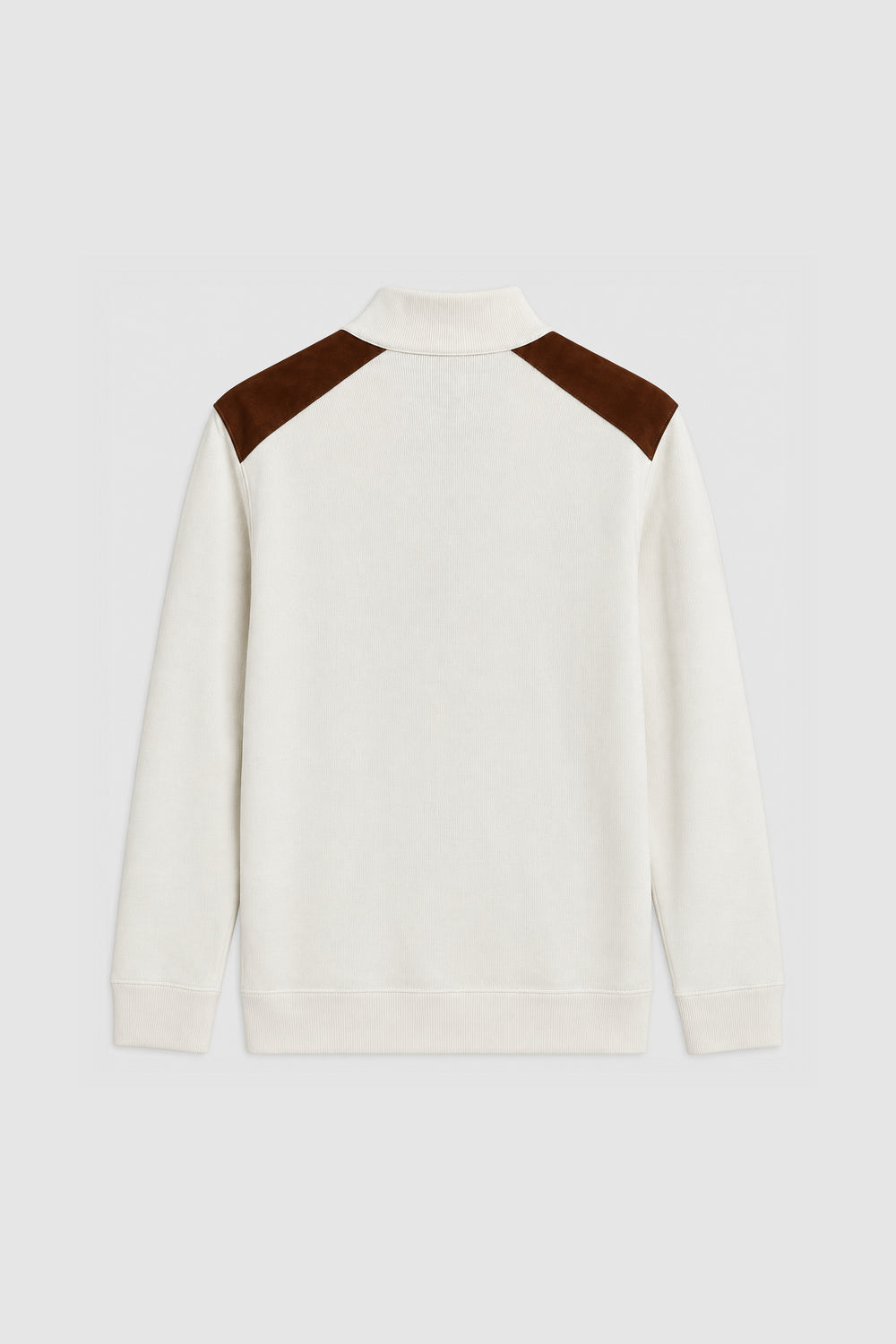 Men Branded Mockneck - Fawn
