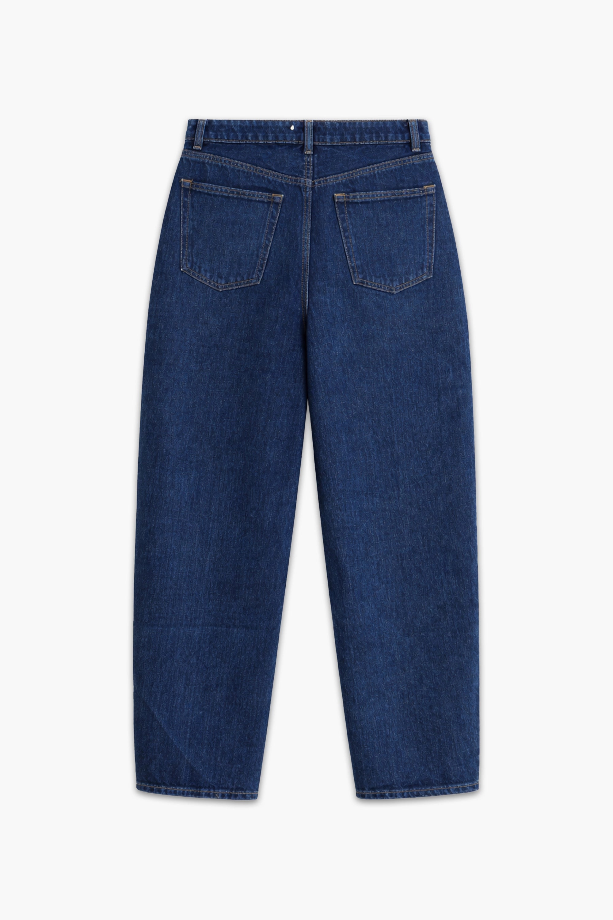 Women's Branded Wide Leg Jeans - Navy Blue