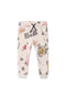 Girls Zara Graphic Jogger suit - Cream