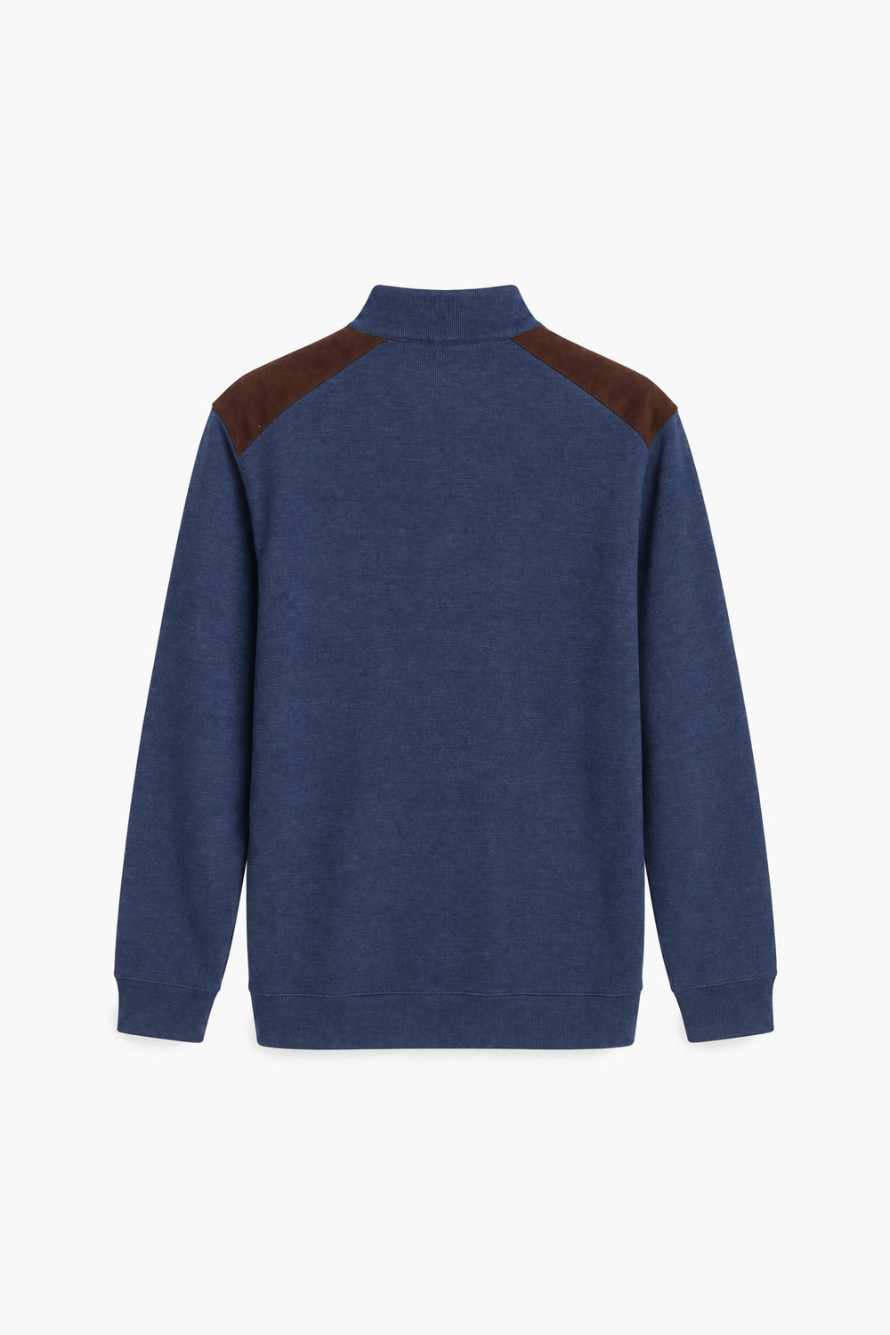 Men Branded Mockneck - D/Blue