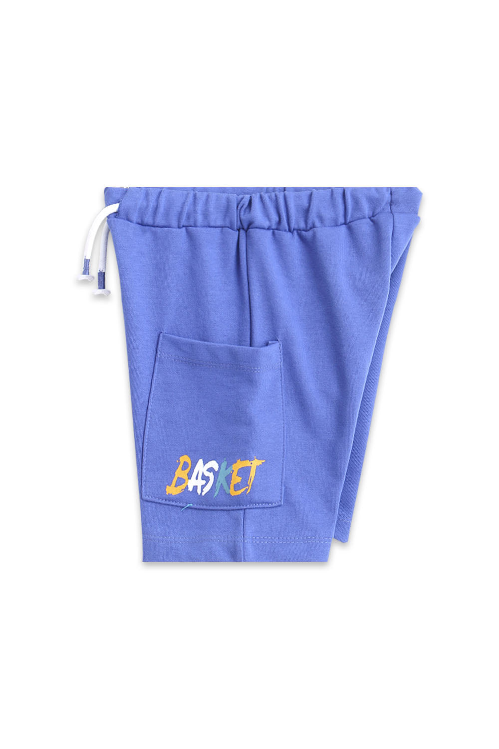 Boy Branded Short - Blue