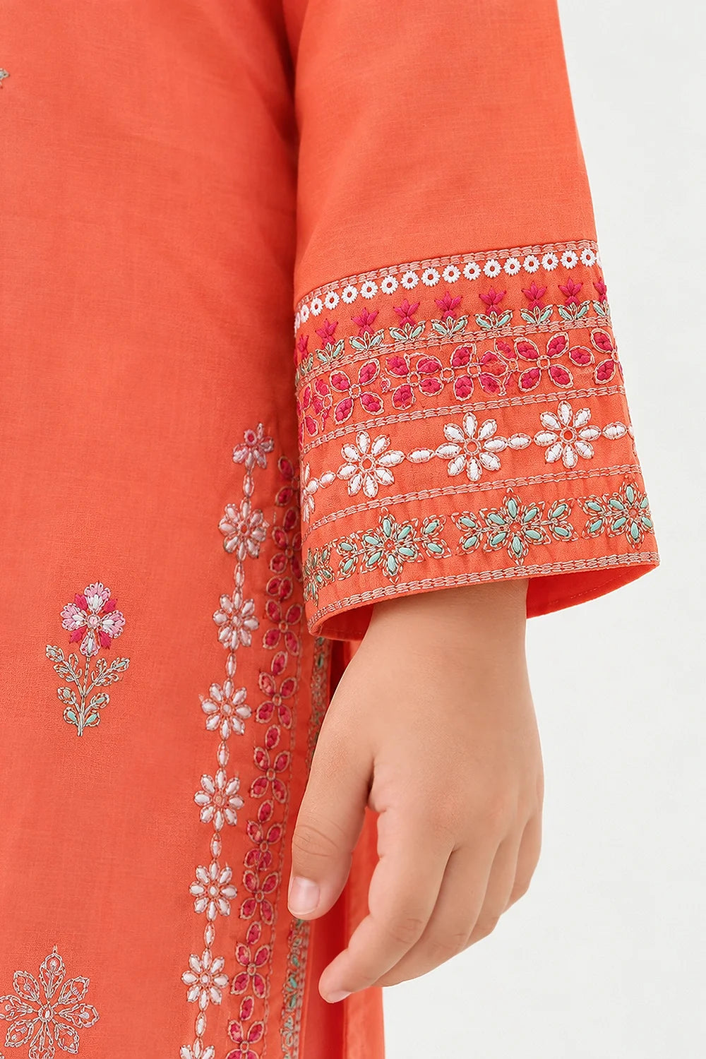 2 PIECE EMB LAWN SUIT