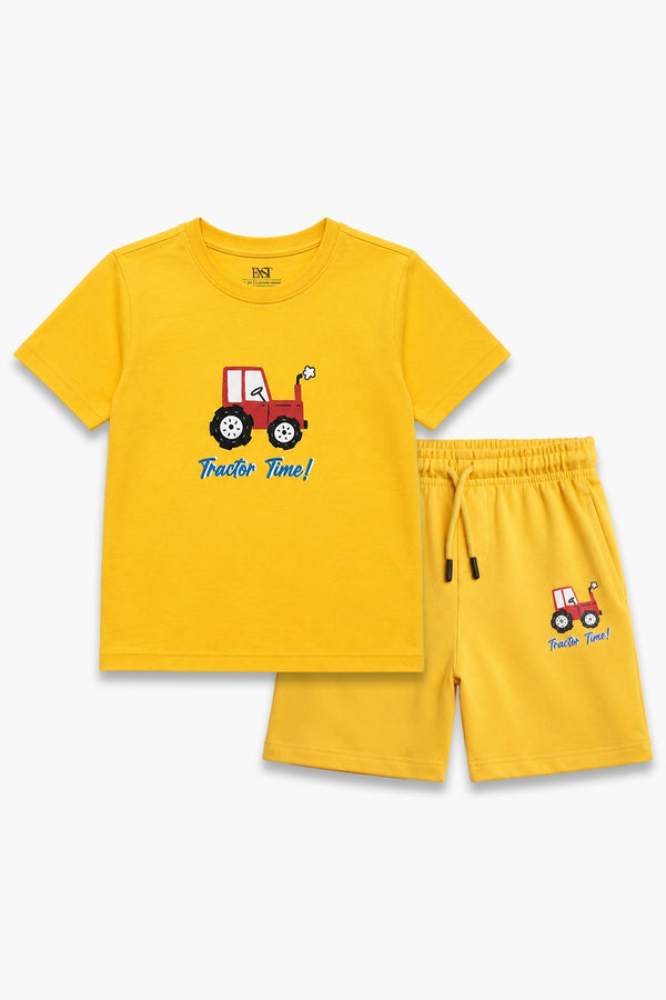 Graphic 2 Piece Short Suit