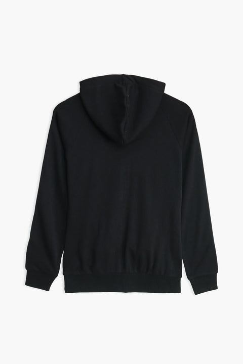 Women Branded  Hoodie Zipper - Black