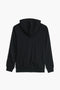 Women Branded  Hoodie Zipper - Black