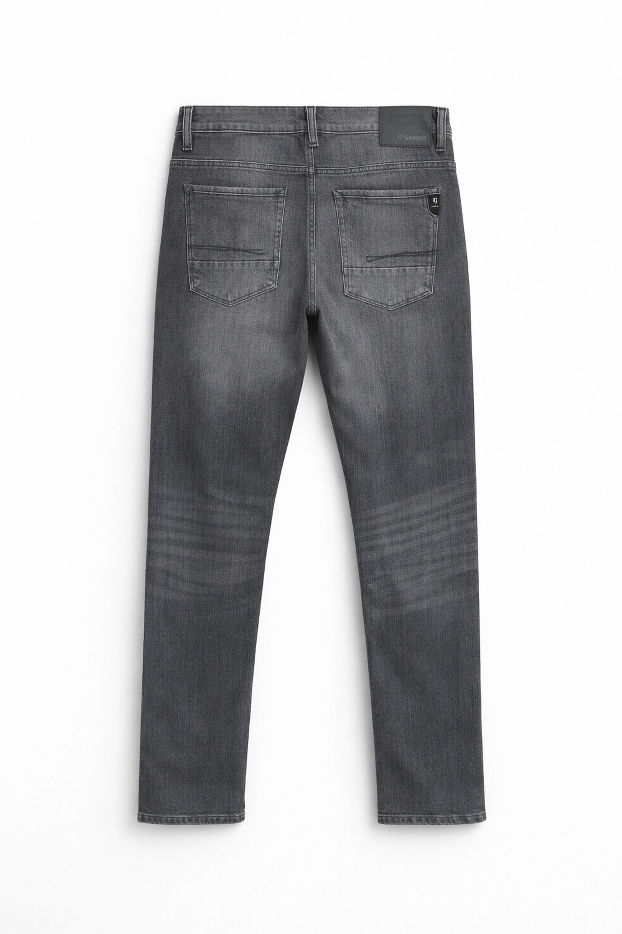 Men Branded Denim Jeans - Charcoal