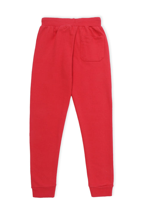 Boys Branded Graphic Trouser - Red