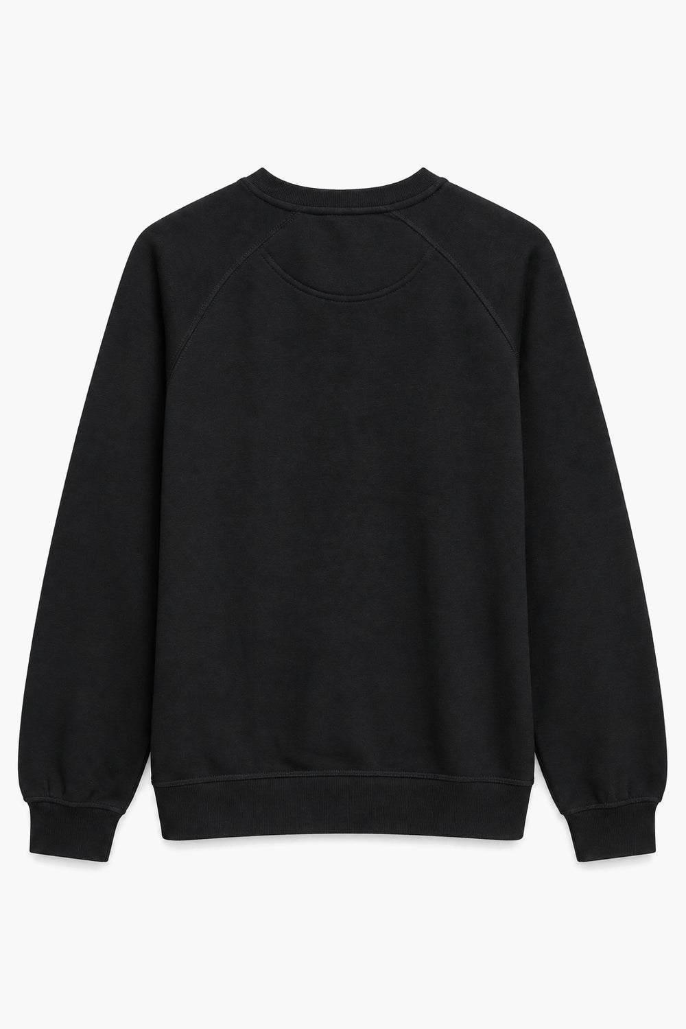 Men Branded Fleece Sweatshirt - Black