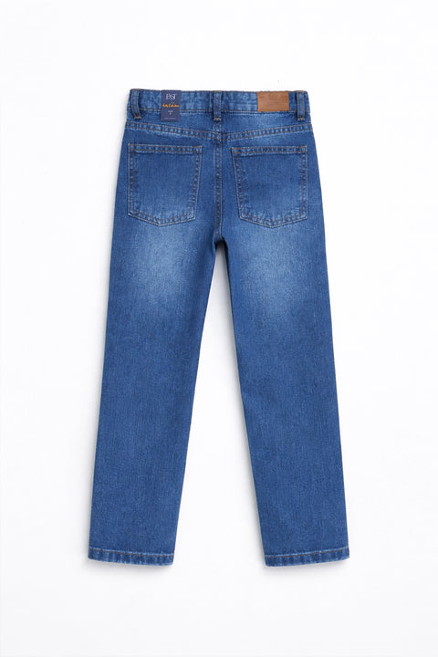 Straight Fit Denim Pant