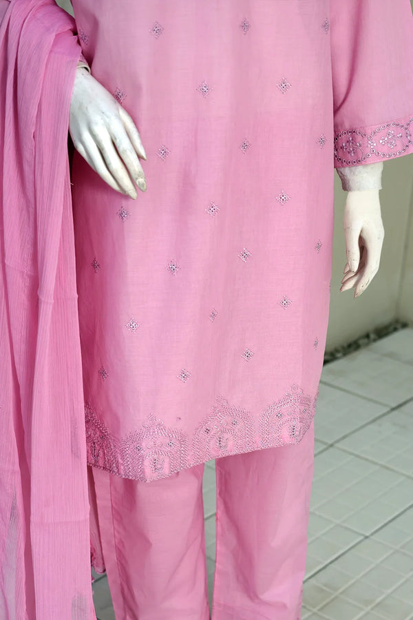 3 PIECE LAWN EMB SUITS