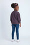 Girls Branded Embellish T-Shirt F/S - Purple