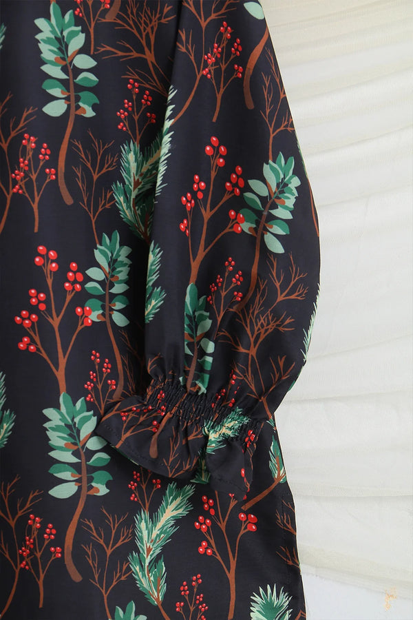 PRINTED SLUB SHIRT