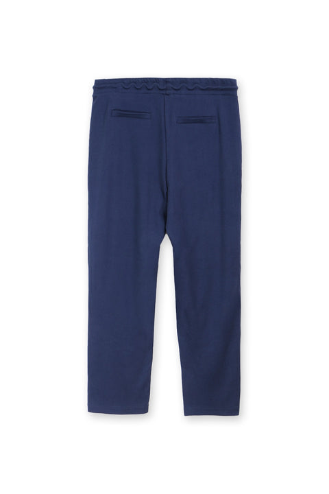 Women's Branded Zip Pocket Pajama - Navy