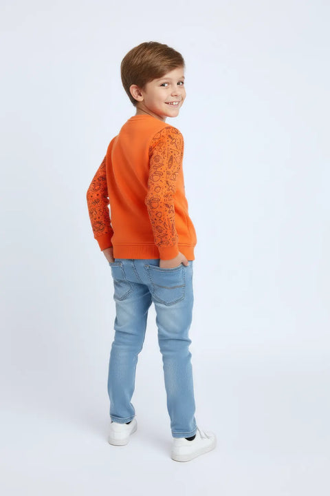 EMBROIDERED SWEATSHIRT