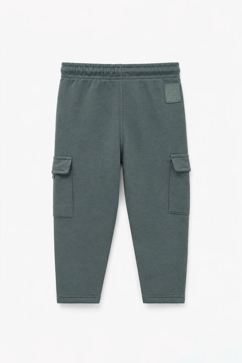 Boys Branded Cargo Pajama  - Army Green